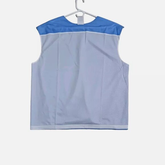 Nike Mens Athletic Tank Size L Reversible Mesh Lacrosse Light Blue NWT - Picture 4 of 6